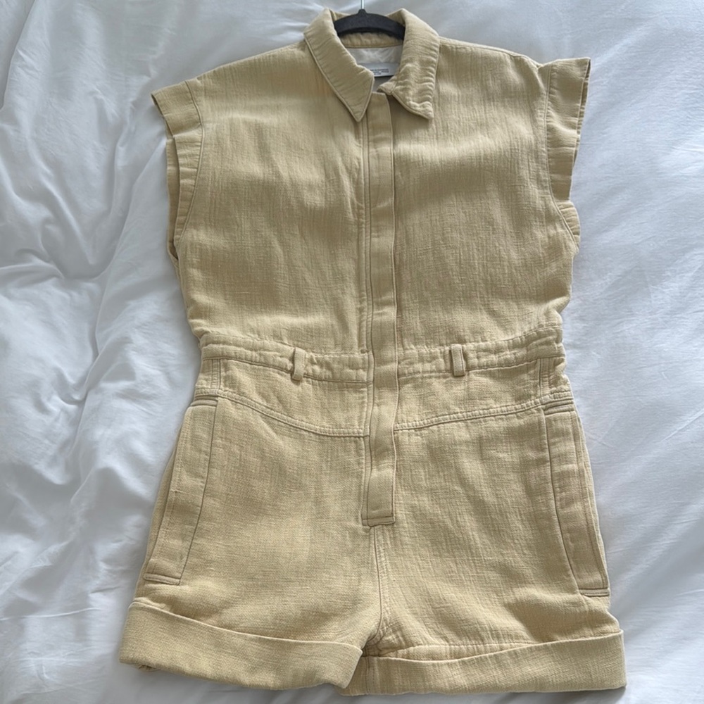 IRO Beige Sleeveless Romper